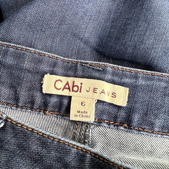Cabi Jeans 6 203R Bootcut‎ Dark Wash Denim Blue Mid Rise Regular 31 Inseam - Picture 9 of 11
